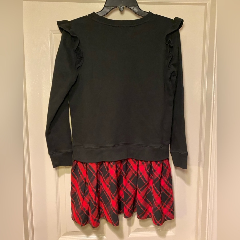 NWT Polo Ralph Lauren Girls Fleece Sweatshirt Dress Holiday Christmas Cozy - Picture 3 of 5